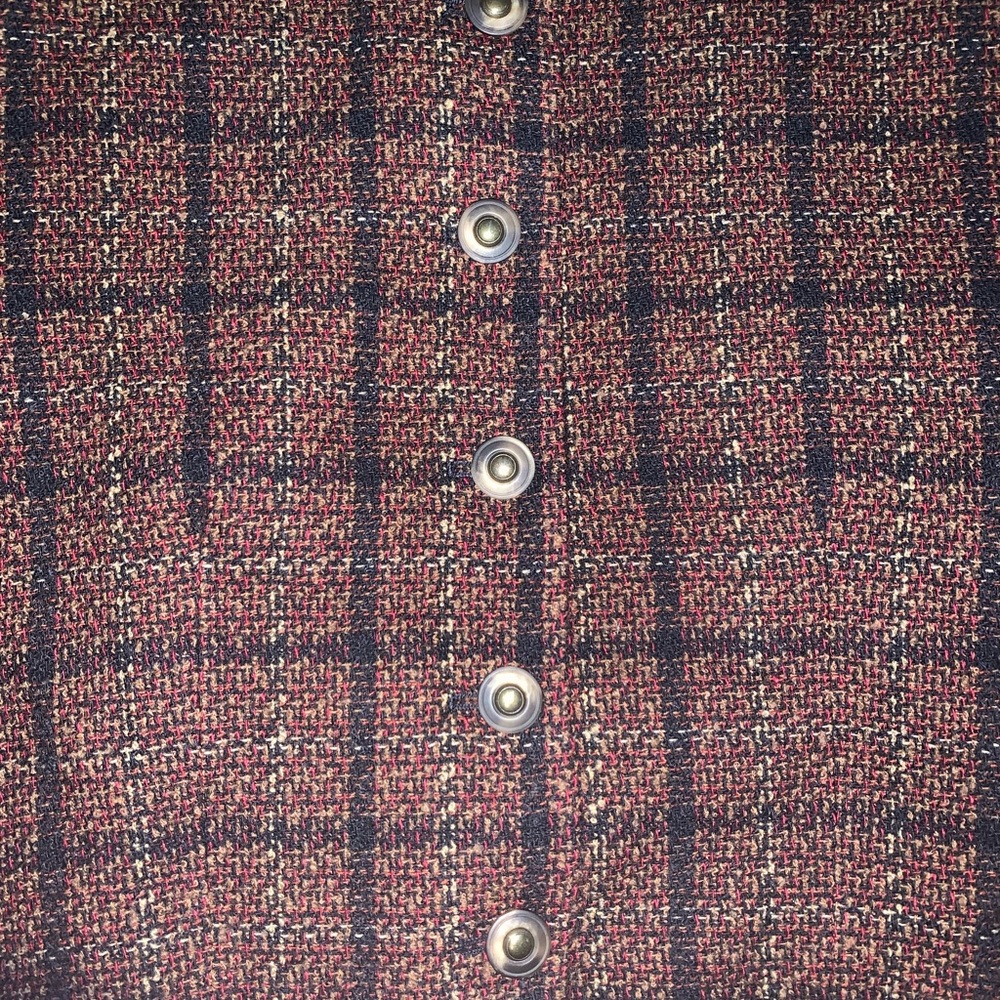 Rena Rowan Wool Blend (Brown, black, and cream) Blazer Size 12. - Picture 6 of 10